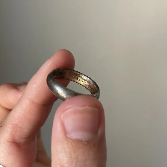 😍sold🥰Sterling silver band - Picture 4 of 6